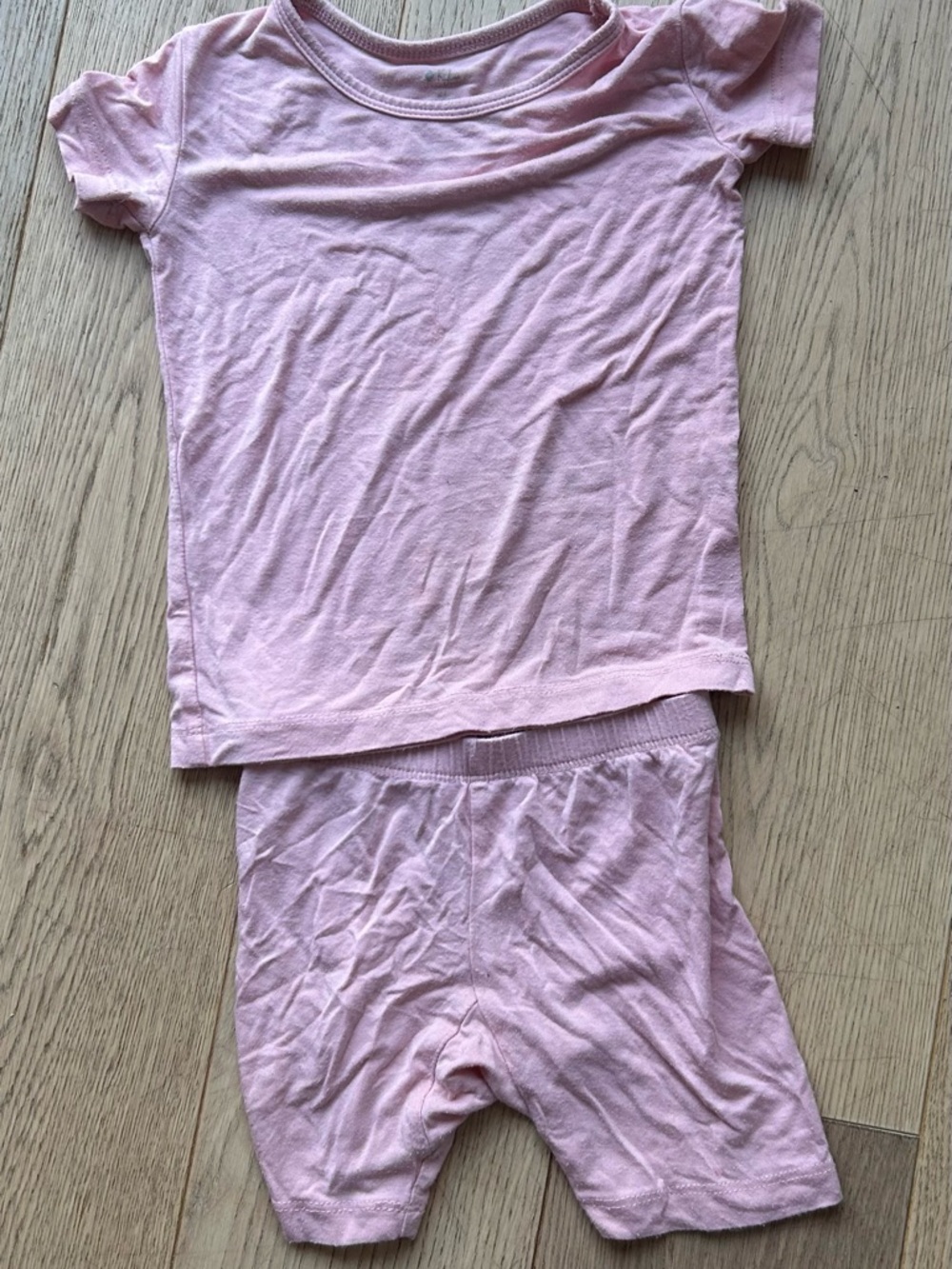 Kyte BABY Pink Short Sleeve Pajama Set